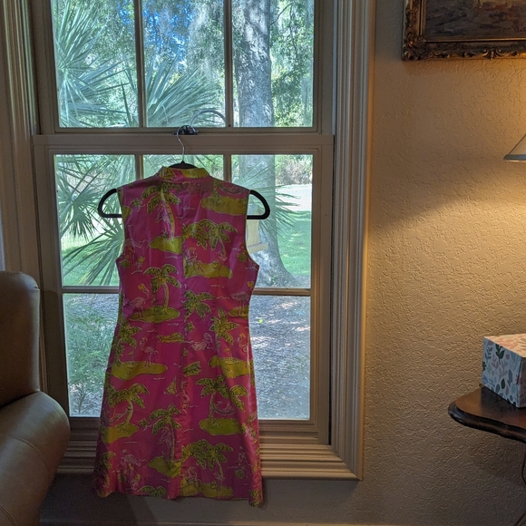 Lily Pulitzer flamingo cotton dress - Picture 5 of 7
